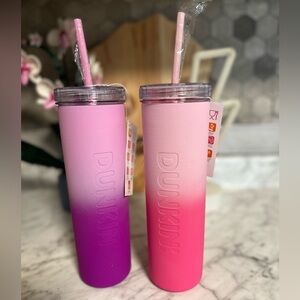 New Dunkin’ Rainbow Sippers Set of 2